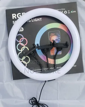 14 Inches RGB Led Soft Ring Light With Phone Holder(Mj36)