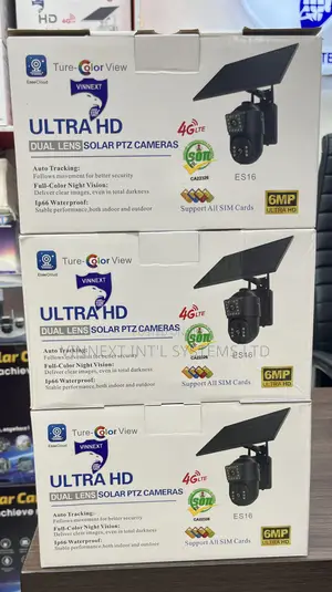 Vinnext Eseecloud Dual Lens Solar PTZ Cameras.