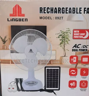 Lingben Model 092t Ac/Dc Rechargeable Fan