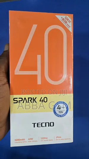 New Tecno Spark 40 128 GB Black
