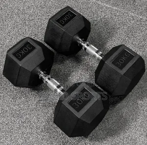 30kg Hexagon Dumbbells 30 X 30 = 60kg