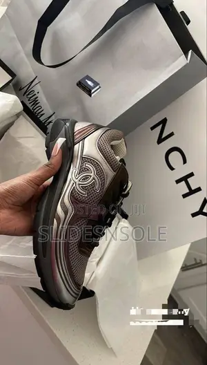 Chanel Metallic Mixed Fibers Mesh Sneakers