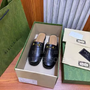 Gucci Gg Supreme Horsebit Slippers