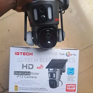 Ubox Dual Lens Solar PTZ Camera 8mp
