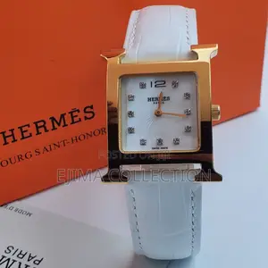 Hermes Unisex Leather Strap High Quality Watch