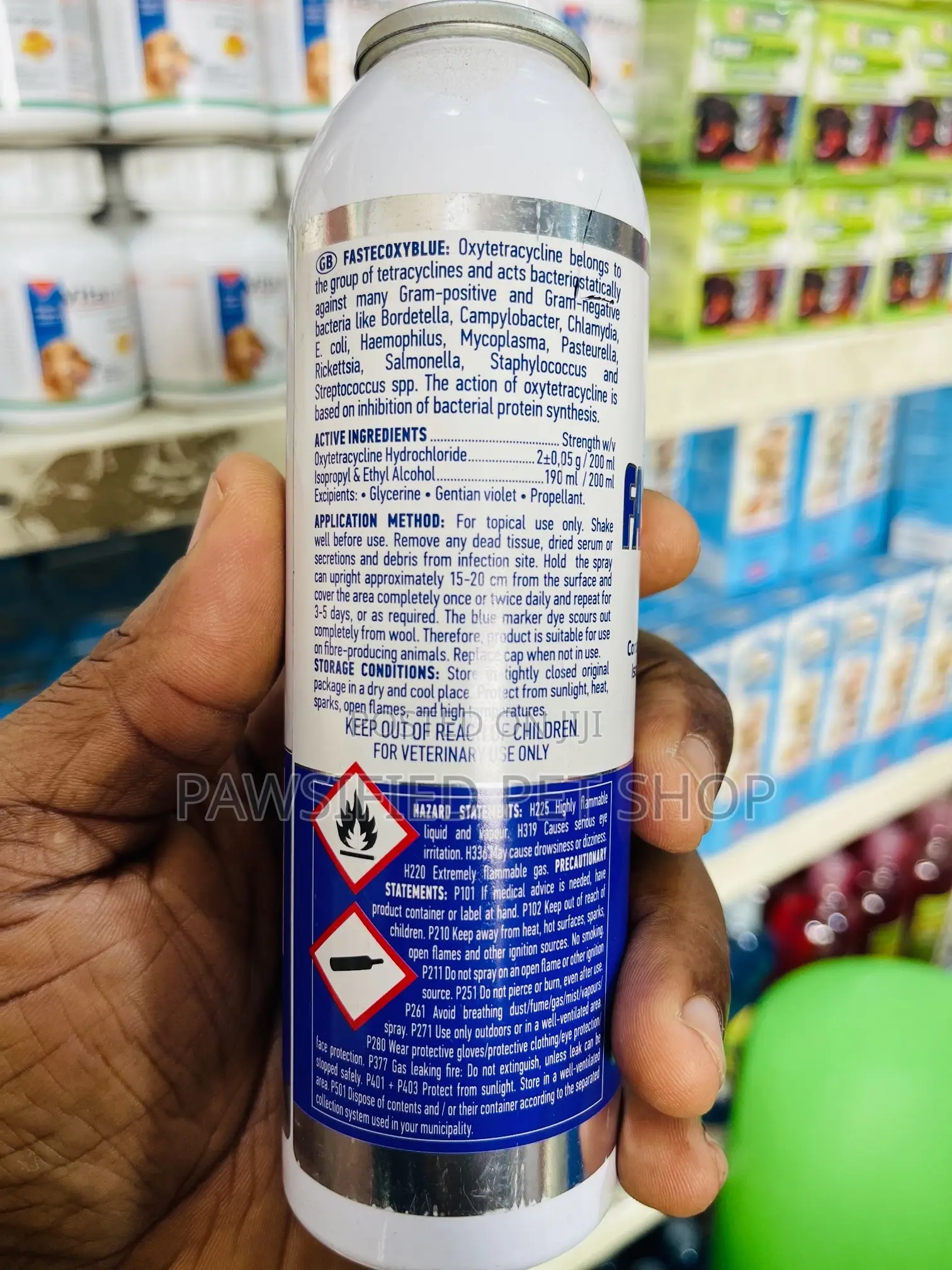 Fastecoxyblue Wound Spray