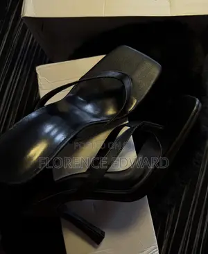 Women’S Black Thong High Heel Fashion Sandals