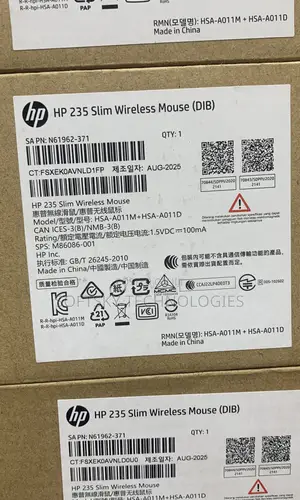 Hp 235 Slim Wireless Mouse
