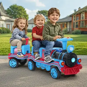 Children Moving Train