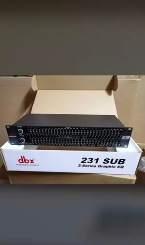 DBX Professional 231 Dual Channel Graphics Equaliser
