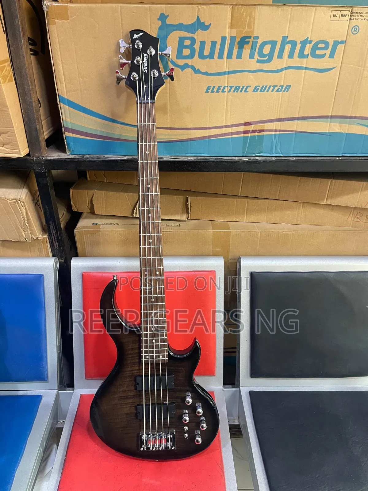 Black Coffee Strinberg 5 Strings Active Bass