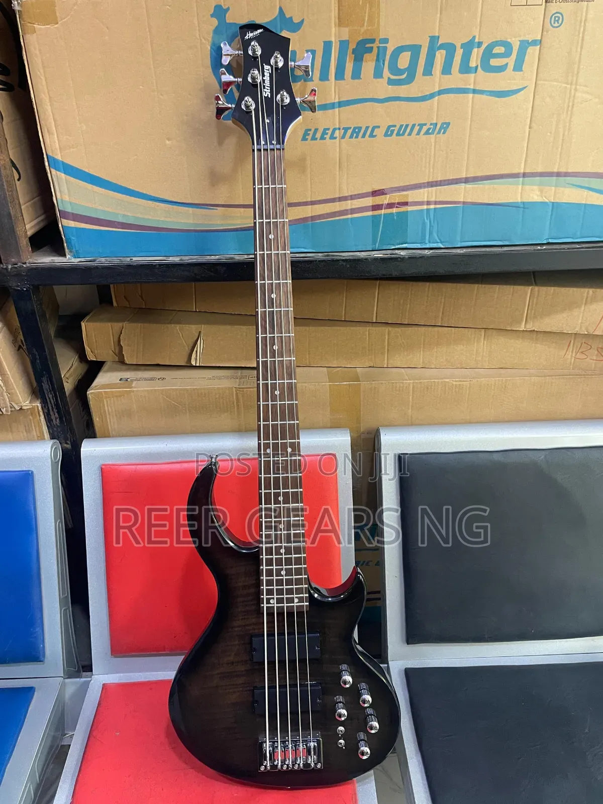 Black Coffee Strinberg 5 Strings Active Bass