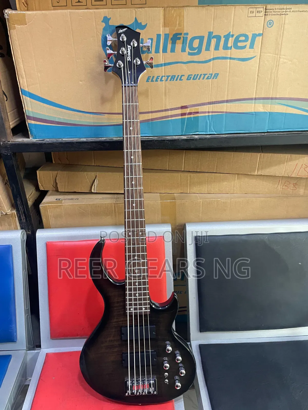 Black Coffee Strinberg 5 Strings Active Bass