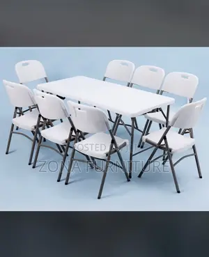 Imported Plastic Dining Table and Chairs, Outdoor Tables and Chairs. 8