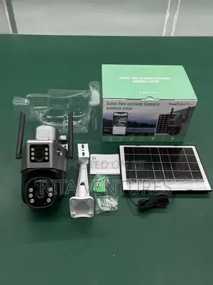 V380 Double Leans Solar Camera