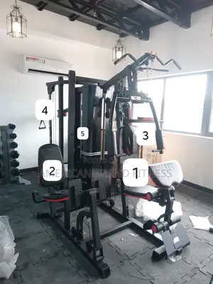Supermax Pro Commercial 5 (Five) Stations Mult Gym