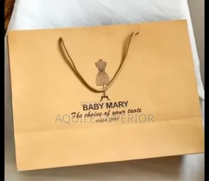 Printed Brown A4 Medium Kraft Paper Bag 110gsm Landscape |Moq - 100pcs