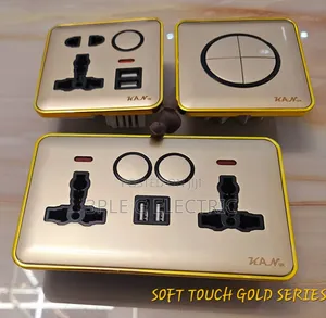 Gold Soft Touch Series Switches And Socket