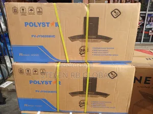 Polystar 90cm Tempered Glass Digital Kitchen Hood | Pv-Jy9026bvc