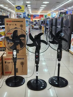 Charweek Rechargeable Solar Fans