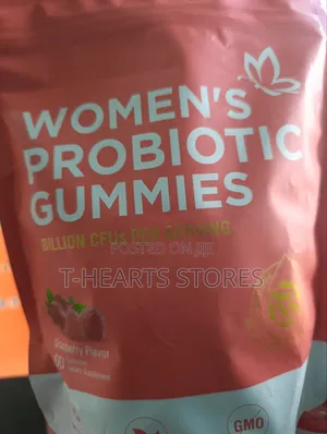 Cranberry Flavour Women's Probiotics Gummies -60 Gummies