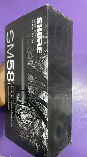 Shure Sm58 Cardioid / Dynamic Vocal Wired Microphone