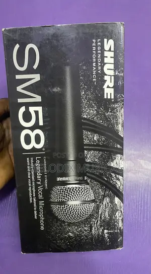 Shure Sm58 Cardioid / Dynamic Vocal Wired Microphone