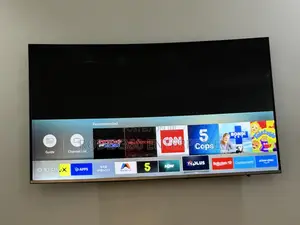 55-Inch Samsung Curved Smart Tv