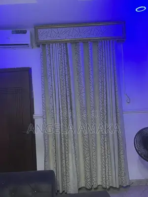 1 Window Curtain With Frame For Sale