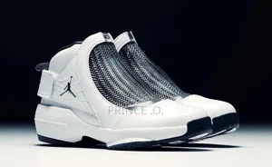 White Air Jordan Retro Sneakers
