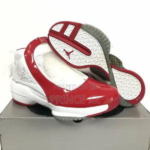 Red Jordan Retro Sneakers