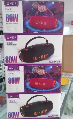 W.Vip 08 80w Big Bass Wireless Bluetooth Speaker