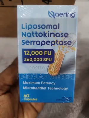 Liposomal Nattokinase Serrapeptase 360,000spu