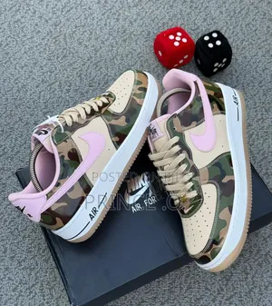 Nike Air Force 1 Premium Desert Khaki Sneakers