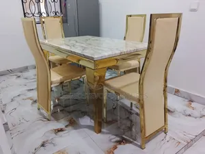Marble Dining Table With 4 Chair