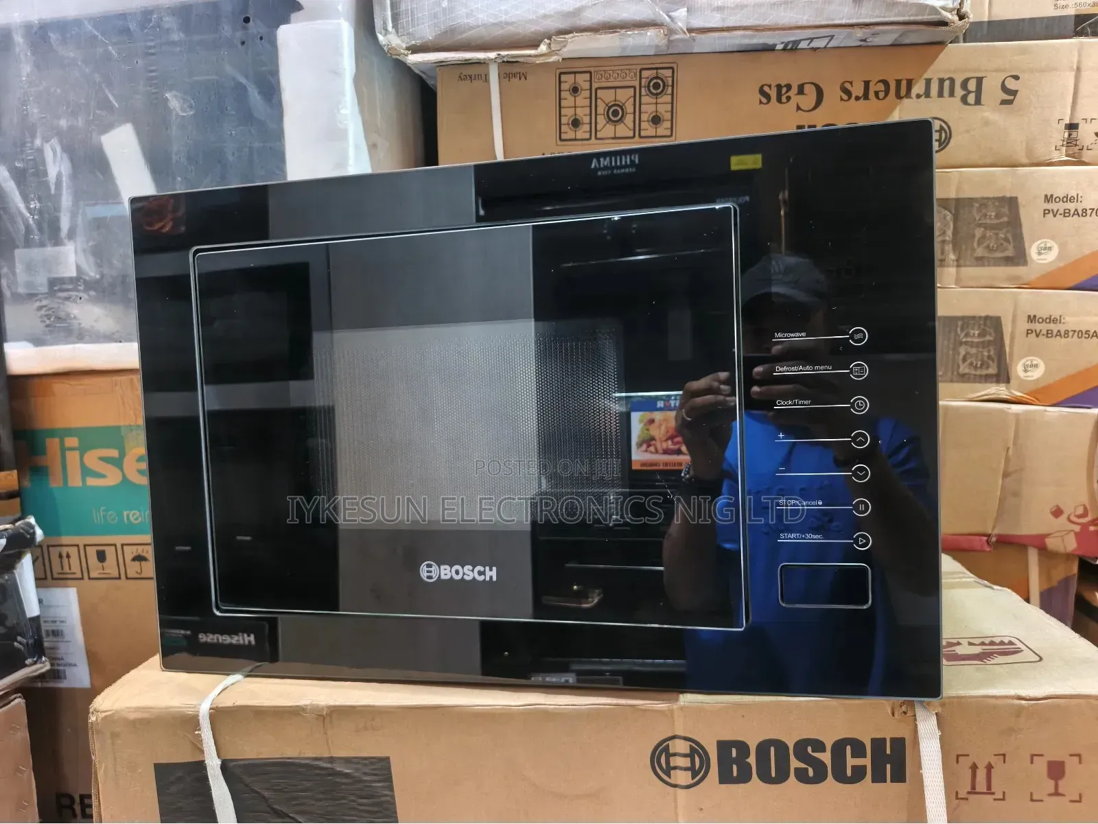 Original Bosch Built-in Digital Control 30litters Microwave With Grill