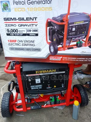Firman 9.0kva Key Start Petrol Generator Firman Engine Oil |Eco12990es