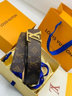Louis Vuitton Genuine Leather Luxury Unisex Waist Belts