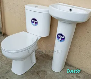 Complete Set of Wc: Includes, Seat, Tank, Basin and Pedestal