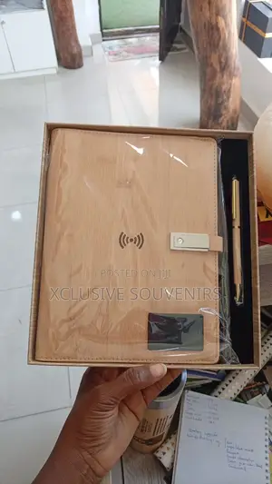 Bamboo A5 Smart Diary Gift Set With Pen Wireless Charing Note