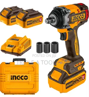 Ingco Brushless Impact Wrench 500nm Nut-Busting Torque 650nm, 20v