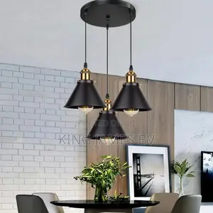 Gold Linen Dome Dropping Light