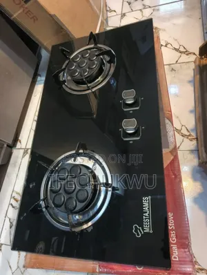 Original Meestajames Inbuilt Cabinet Automatic 2 Burners Gas Cooker