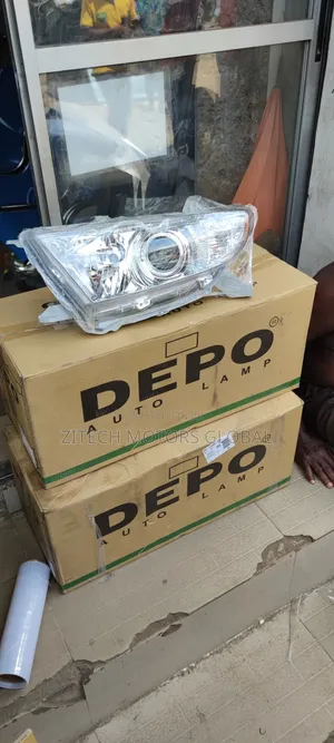 Set Depo Headlights Highlander 2012