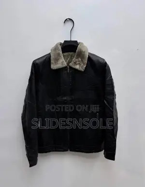 The "Summit" Faux-Leather Flight Jacket