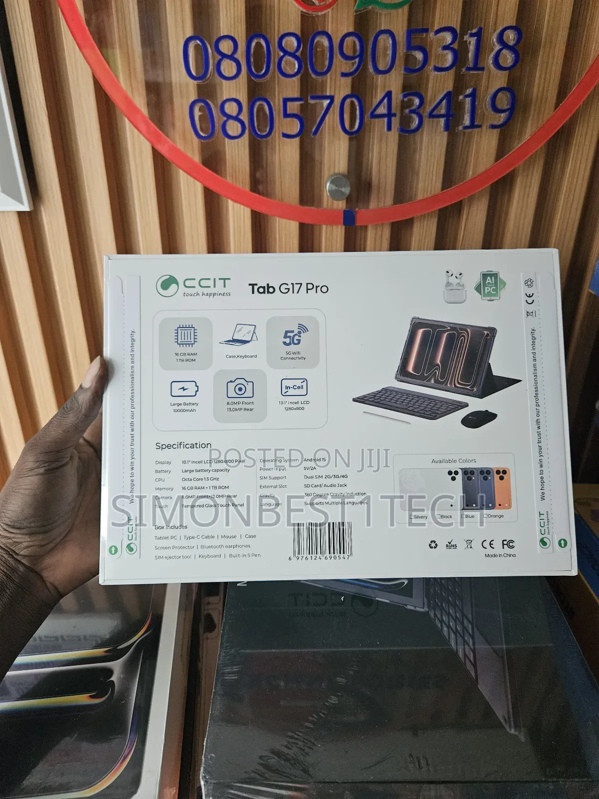 New CCIT Pad One 1 TB Silver