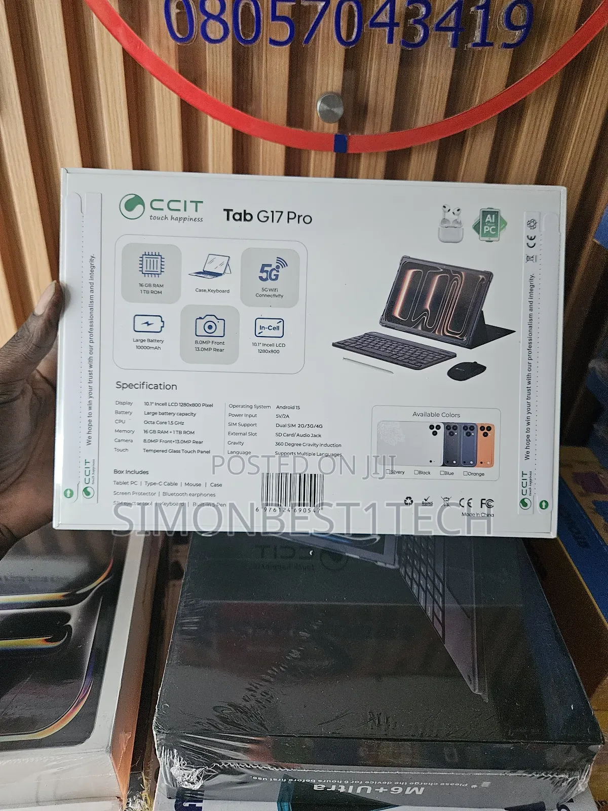 New CCIT Pad One 1 TB Silver