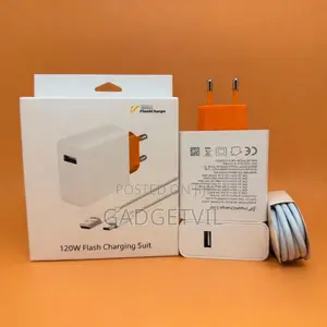 120w Eu Plug Genuine Super Flashcharge Charger for Vivo Smartphones