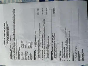 Housekeeping Cleaning CV