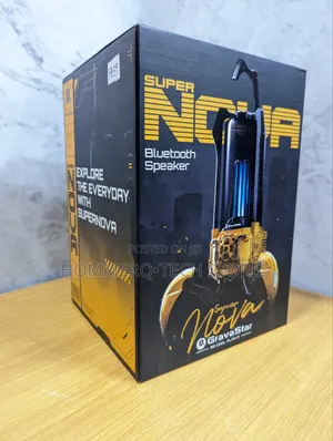 Gravastar Supernova Yellow Damage Bluetooth Speaker